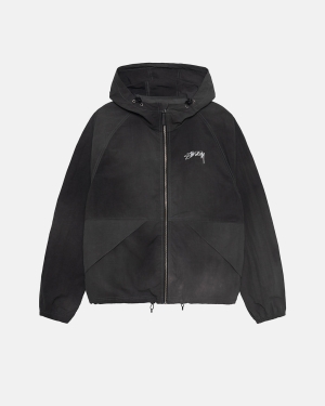 Bundy Stussy Wave Dye Beach Shell Černé | ZLGF72831