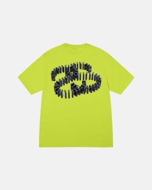 Běžecké Tričko Stussy Dominoes Keylime | ITHO07683