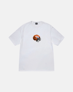 Běžecké Tričko Stussy Ladybug Bílé | MQFH87950