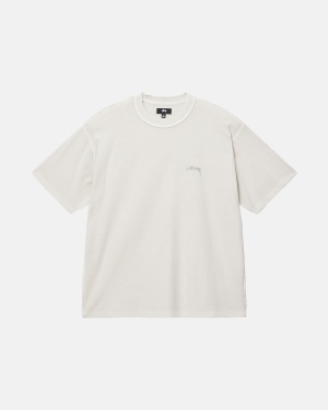 Běžecké Tričko Stussy Lazy Béžový | CZXF34052