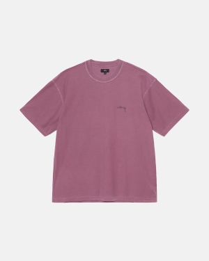 Běžecké Tričko Stussy Lazy Fialové | RXMI03475