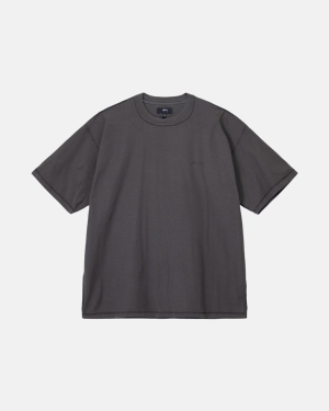 Běžecké Tričko Stussy Lazy Černé | RAEJ98316