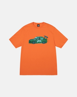 Běžecké Tričko Stussy Racecar Koralove | RCGN57216