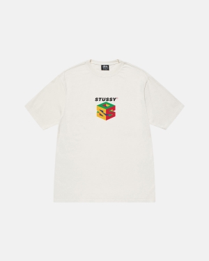 Běžecké Tričko Stussy S64 Pigment Dyed Béžový | JWHL84025