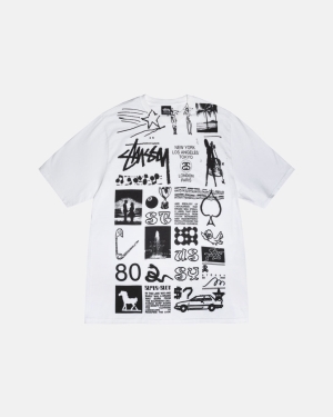 Běžecké Tričko Stussy Sara Bílé | RXPE04961