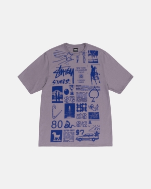 Běžecké Tričko Stussy Sara Fialové | LBGS62894