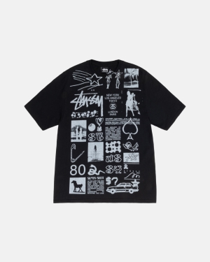 Běžecké Tričko Stussy Sara Černé | MXNC47321