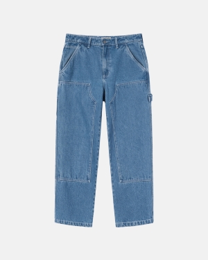 Kalhoty Stussy Denim Pracovní Blankyt | OVUY74906