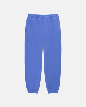Kalhoty Stussy Pigment Dyed Fleece Ultramarine | UYLA50674