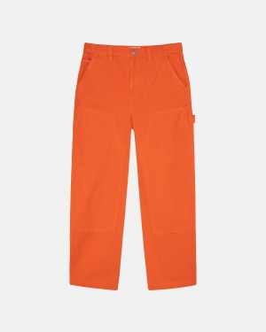Kalhoty Stussy Platene Pracovní Oranžové | PWGL63582