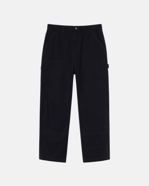 Kalhoty Stussy Platene Pracovní Černé | IDFP09586