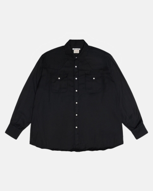 Košile Stussy Our Legacy Pracovní Shop Ranch Černé | XGKS67458