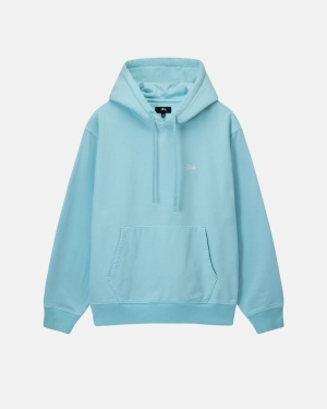 Mikiny S Kapucí Stussy Overdyed Stock Logo Blankyt | XGRF25930