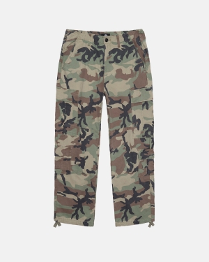 Nákladní Kalhoty Stussy Ripstop Surplus Maskáčové | MLOH05783
