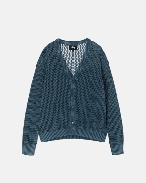 Svetry Stussy Loose Gauge Cardigan Blankyt | HUKR39218