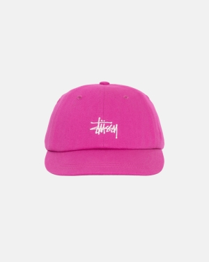 Čepice Stussy Basic Stock Low Pro Magenta | CZEB19026
