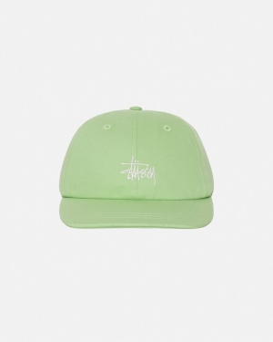Čepice Stussy Basic Stock Low Pro Mátově Zelená | VWOK57290