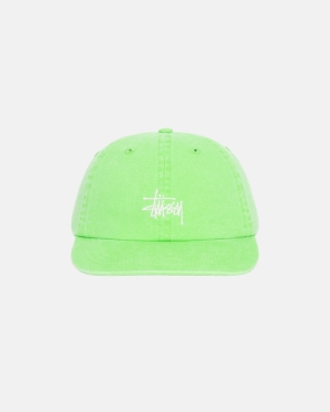 Čepice Stussy Basic Stock Low Pro Zelene | CEWI45920