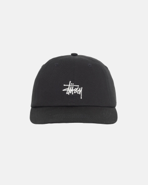 Čepice Stussy Basic Stock Low Pro Černé | XOHD37106