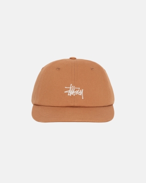 Čepice Stussy Basic Stock Low Pro Červené | ALIX27586