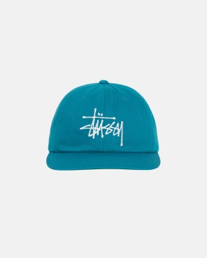 Čepice Stussy Basic Strapback Tyrkysové | ABFI24103
