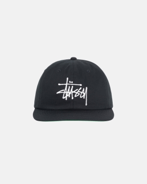 Čepice Stussy Basic Strapback Černé | MHBS31284
