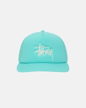 Čepice Stussy Big Basic Trucker Tyrkysové | MCPK09275