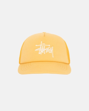 Čepice Stussy Big Basic Trucker Zlaté | XFPK59624