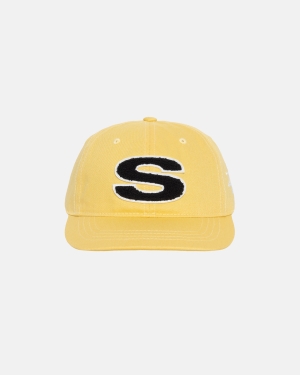 Čepice Stussy Chenille S Low Pro Hořčice | EXSP71536