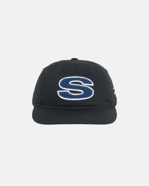 Čepice Stussy Chenille S Low Pro Černé | EDLP25910