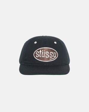 Čepice Stussy Pitstop Low Pro Černé | SVHO78560