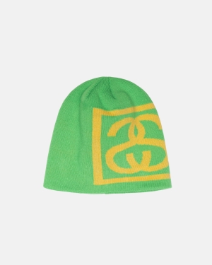 Čepice Stussy Ss Link Skull Světle Zelene | NJPV64538