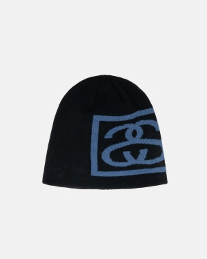 Čepice Stussy Ss Link Skull Černé | VNXS35748