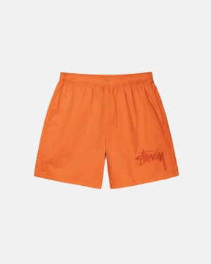 Šortky Stussy Big Stock Nylon Oranžové | MGPJ37248
