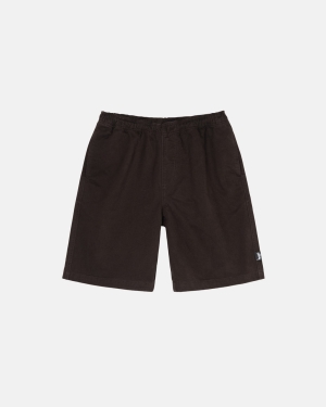 Šortky Stussy Brushed Beach Espresso | JBTC48952