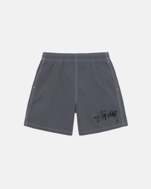 Šortky Stussy Our Legacy Pracovní Shop Vody Šedé | SPIJ71862