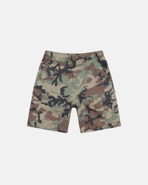 Šortky Stussy Ripstop Beach Maskáčové | CZOD15604