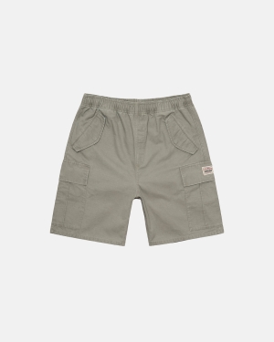 Šortky Stussy Ripstop Beach Olivy Zelené | IJKN68415
