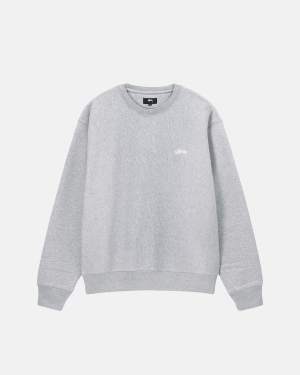 Šortky Stussy Stock Logo Crew Šedé | IRXL14578