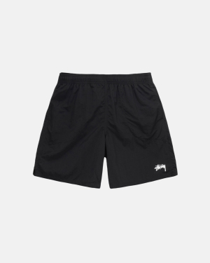 Šortky Stussy Stock Vody Černé | LKPD26158
